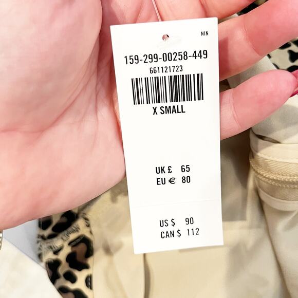 Abercrombie & Fitch The Julia Slip Midi Dress Leopard XS - Picture 3 of 11